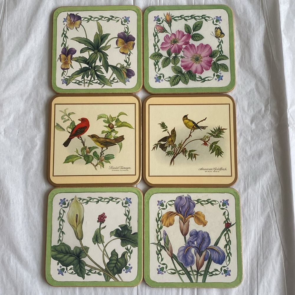 VINTAGE PIMPERNEL COASTERS in a Box made in England